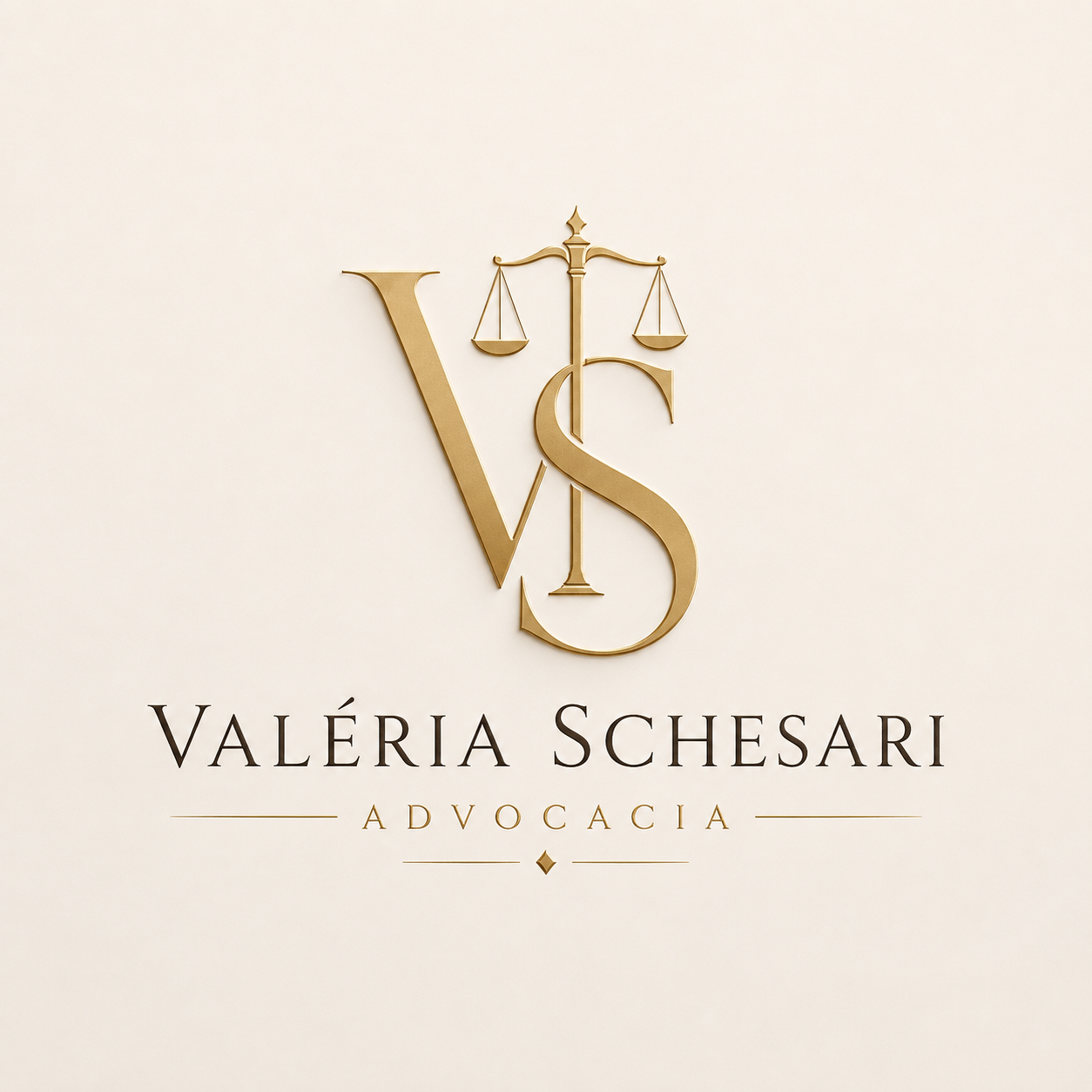 Logotipo Dra. Valéria Schesari — Advocacia